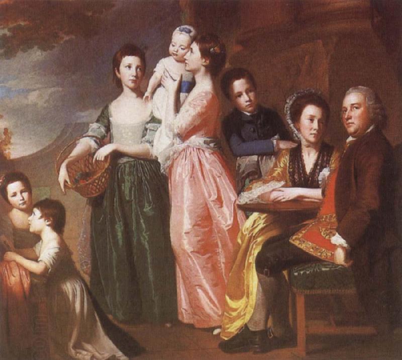 George Romney THe Leigh Family